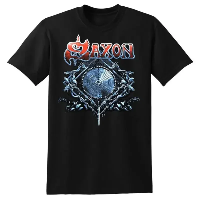 SAXON cd cvr INTO THE LABYRINTH SHIRT LAST MD New OOP wheels strong law