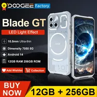 DOOGEE Blade GT 32GB(12+20) 256GB LED Light Effect 5G Smartphone 6.72'' FHD+ 120Hz 5500mAh 48MP Android 14 Cellphone