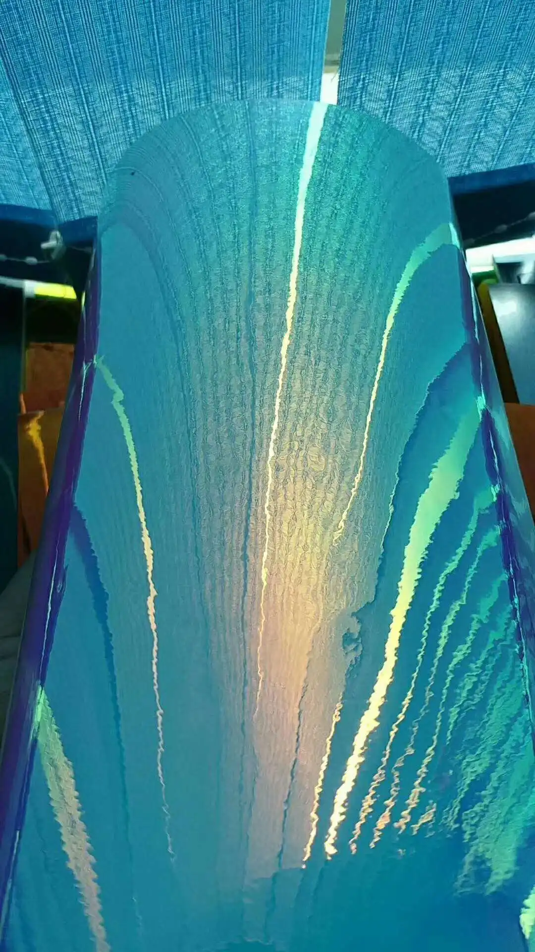 Anolly Nuovo prodotto Vinile camaleonte olografico cromato specchio arcobaleno