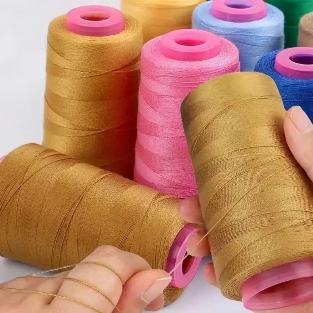 DIY 1300 Yards 203 Nähgarn, starkes Polstergarn, 21 Farben, Jeansgarn, dickes Polyestergarn für Hand- und Maschinennähen