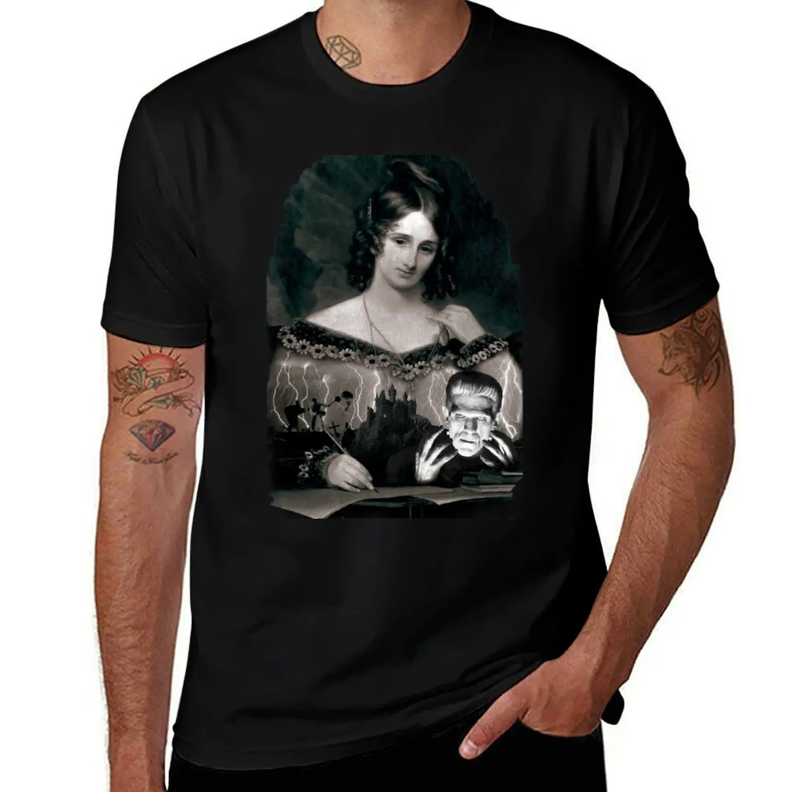

Mary Shelley T-Shirt cotton tshirt 100% mens graphic t shirts t shirts for man slim fit T-Shirt
