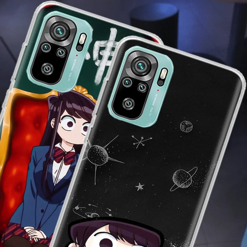 Anime Komi Shouko Cant Communicate Phone Case For Xiaomi Redmi Note 13 Pro Plus 5G Cover 10 10A 10C 12 12C 9A 9C 9T 9 8 8A K70 K