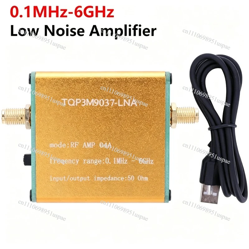 Flow Gold Signal Amplifier Radio Signal Booster 100k-6GHz Full Band Low Noise