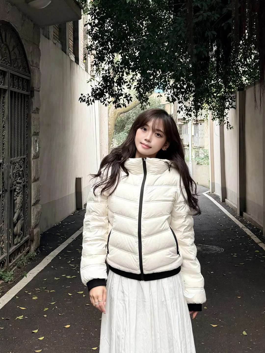 

Корейская женская хлопковая куртка в стиле пэчворк с цветными вставками, зимняя утепленная верхняя одежда с длинными рукавами, на молнии, с капюшоном