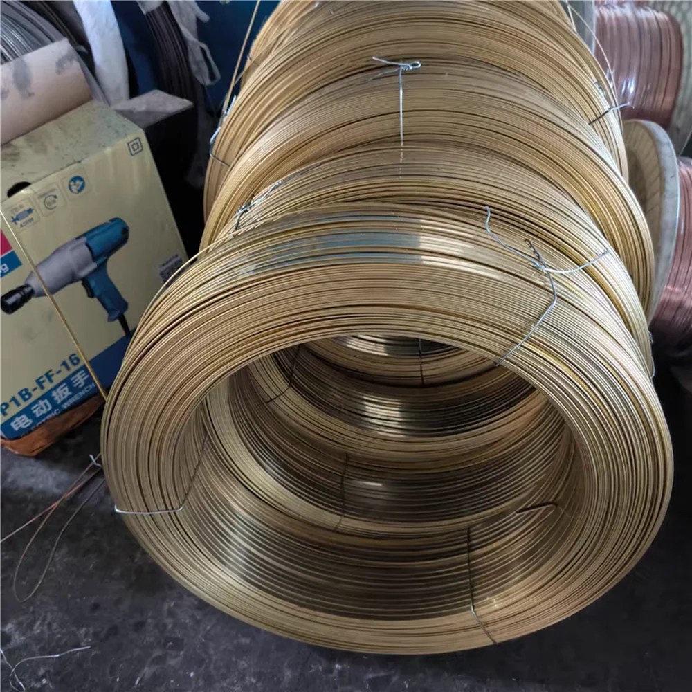 Fil plat en laiton massif semi-dur de 0,25 m, épaisseurs 1 mm, 2 mm, 3 mm, 4 mm, 6 mm, 10 mm, pour la fabrication de bijoux et accessoires DIY