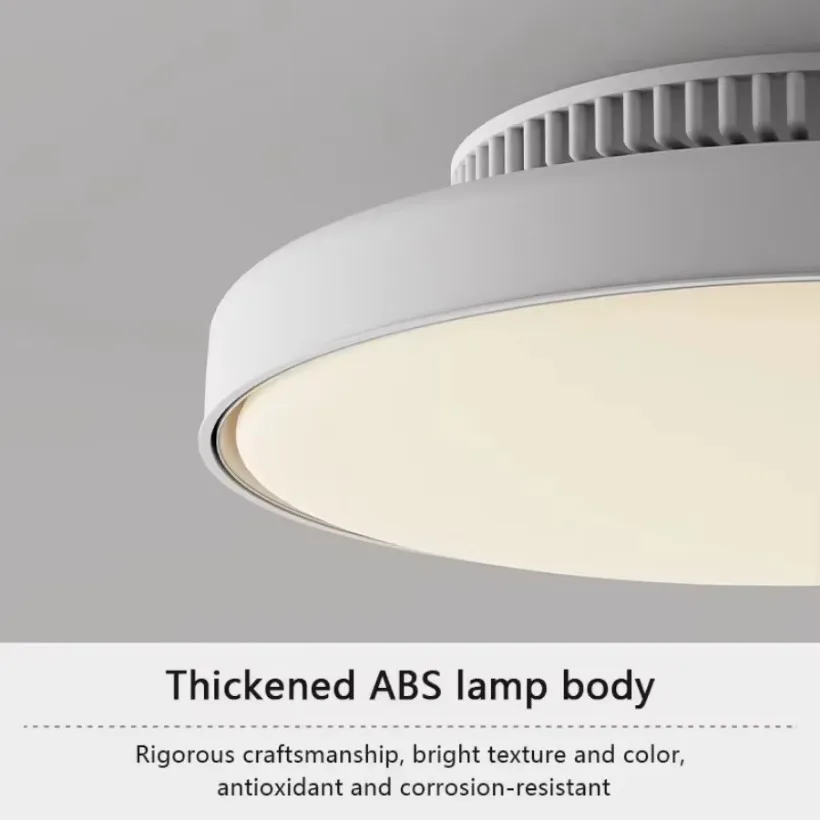 2025 New Invisible Bladeless Ceiling Fan With LED Light 6-speed Remote Control Home Fans Bedroom Living Room Decor Lighting - Image 3