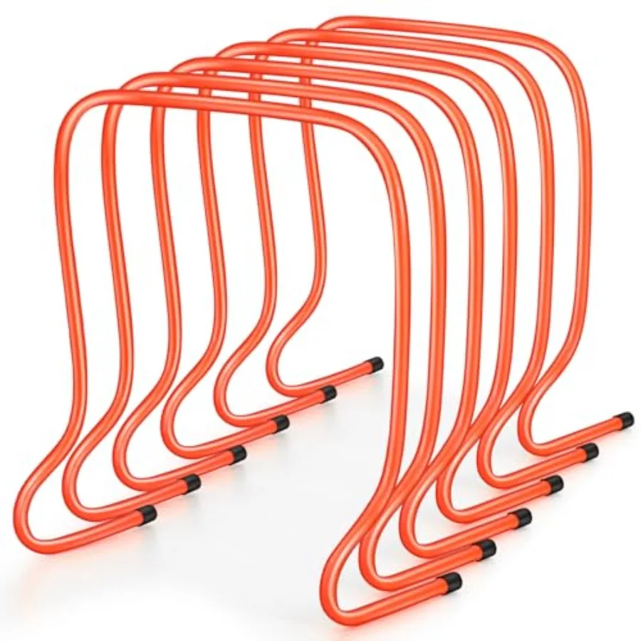 

6 Pcs Plyo Hurdles Training Equipment Practice Speed Hurdles for Athletes Indoor Outdoor Sports Training Track Agility Soccer F