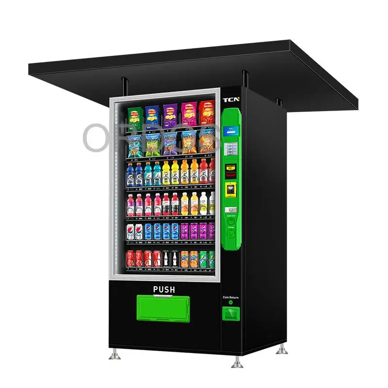 Customized Vending Machine Selling Product Waterproof Vending Machine Outdoor Top Roof Cost Extra