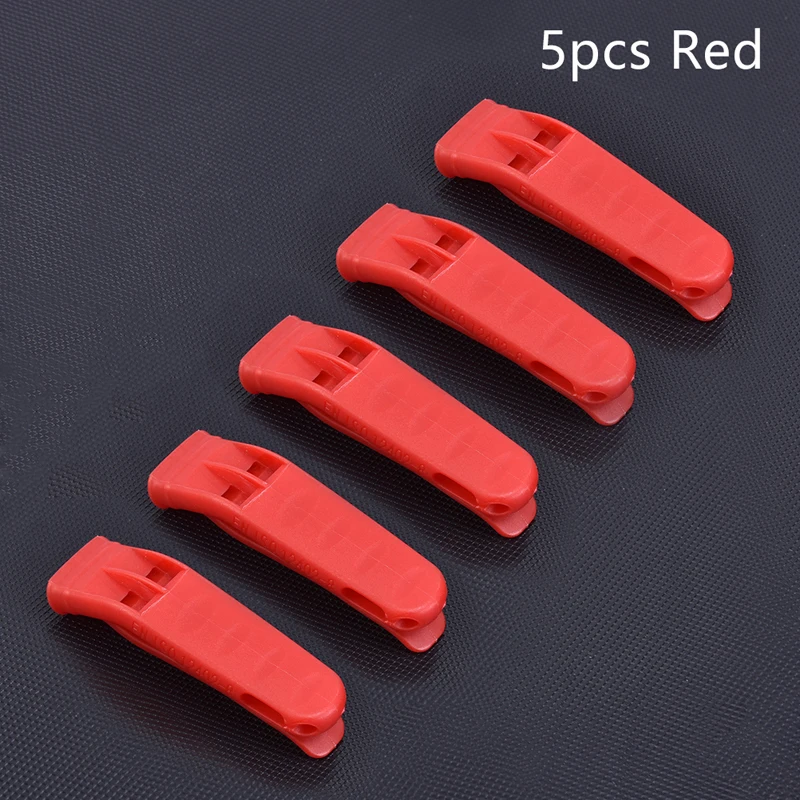 5pcs Kayak Diving Rescue Emergency Safety Whistles Survival Camping Swimming