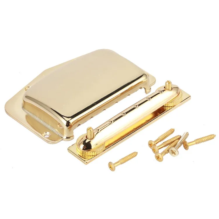 6 String Electric Guitar Adjustable Archtop Tailpiece Bridge Cover Plate Accessory