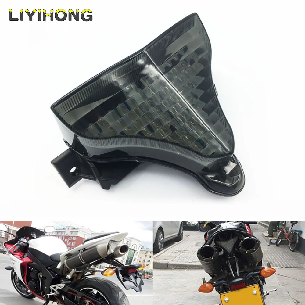 Motorcycle LED Tail Light Turn Signals Integrated Brake Signals Light For Yamaha YZF R1 YZF-R1 2009 2010 2011 2012 2013 2014