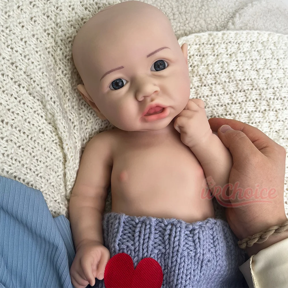 ตุ๊กตาซิลิโคนเหมือนจริงขนาด 18 นิ้ว ตุ๊กตาเด็กทารกหญิงหลับตา มีเส้นเลือดเหมือนจริง ตุ๊กตาเด็กแรกเกิดหญิง