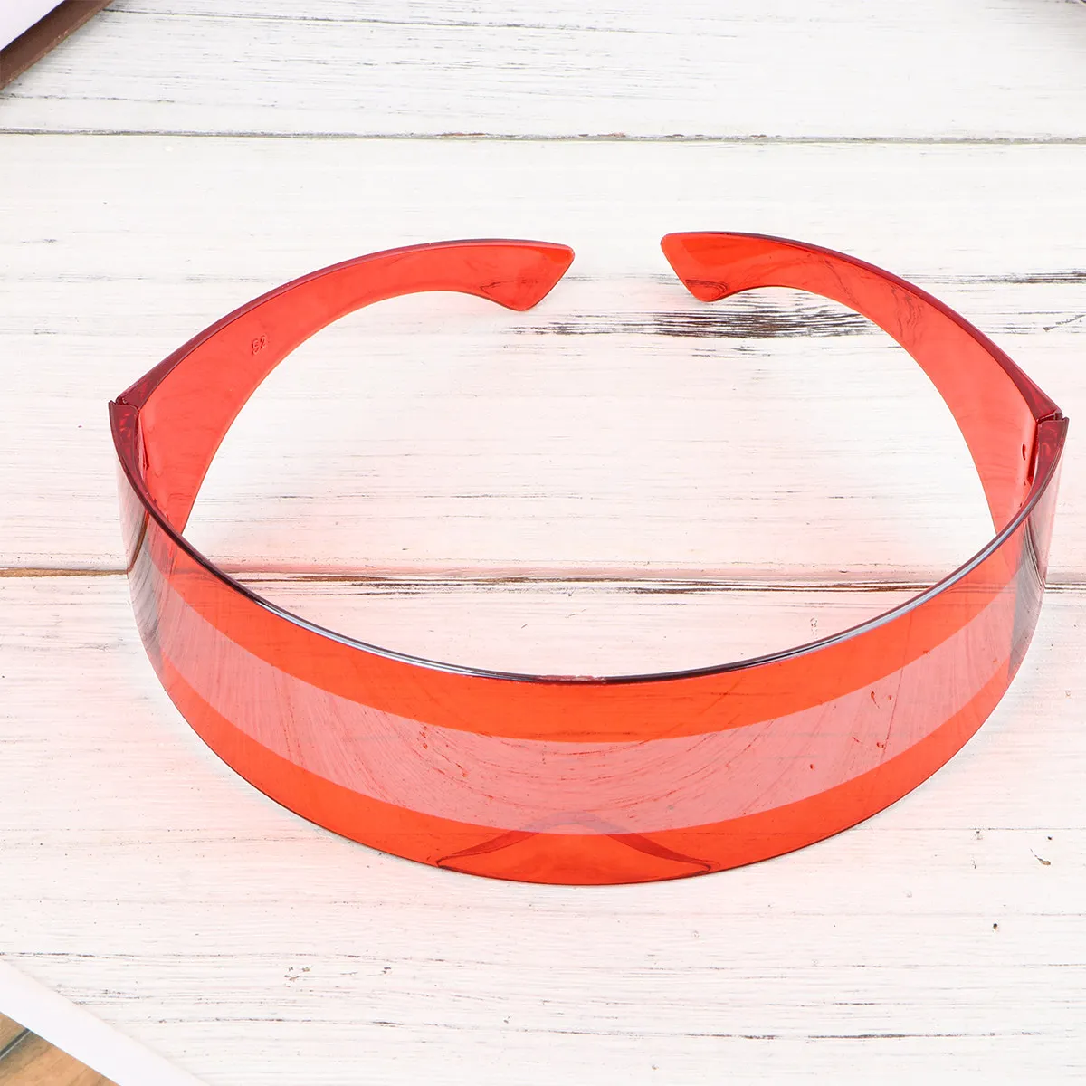 

2Pcs Headband Glasses Dance Party Fashionable Light Weight Fun Festival Club Accessory Prop Glass for Adult Red