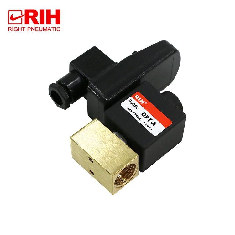 Detalhe 3 de Válvula solenoide Pneumatic Timer Electronic Timed Automatic Auto Drain Valve for air Compressor,Water 1/2'' Electrical Drain Solenoid Valve Pneumática