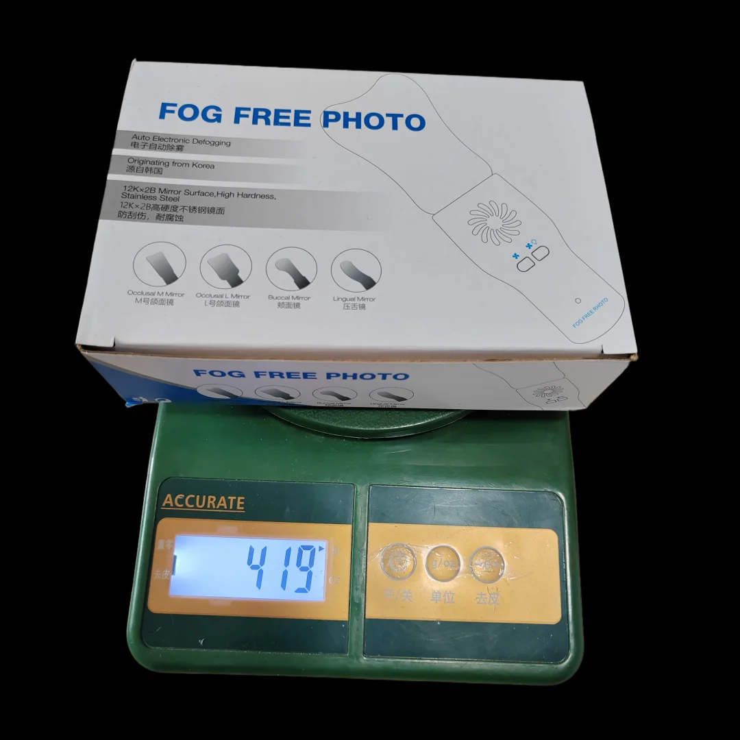 

Dental Anti-Fog Dental Mirrors Set - LED Intraoral Photography & Exam Mirrors, Medical Fog-Free Reflectors for Orthodontics