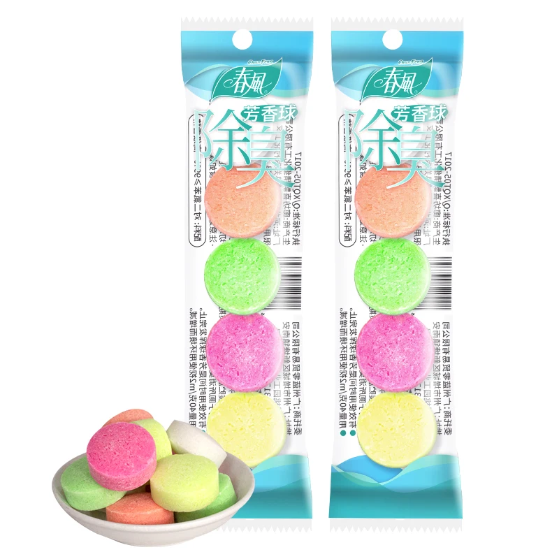 5 bag Standing Urinal Toilet Solid Ball Clean Mold Proof Flushing Remove Odor Freshener Toilet Spirit Deodorant Aroma Ball