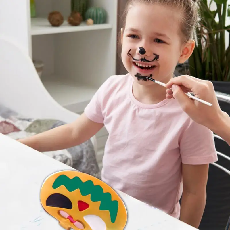 Kit de maquillaje de Halloween, juguetes de vestir lavables, seguro e inofensivo, accesorios de Halloween, juego de maquillaje, producto único para niños