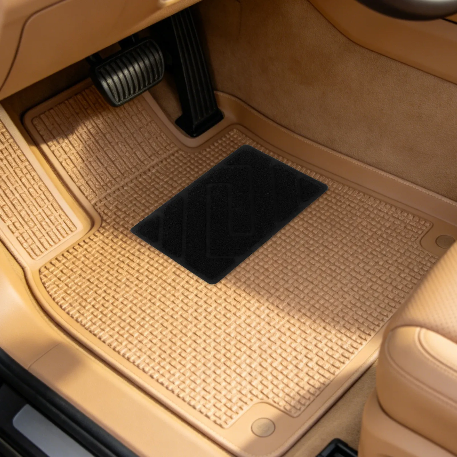 5Pcs Car Floor Mat Patch Kit Heavy Duty Non Slip Anti Kick Foot Pad for Electric Vehicles All Weather Floor Mat Repair and