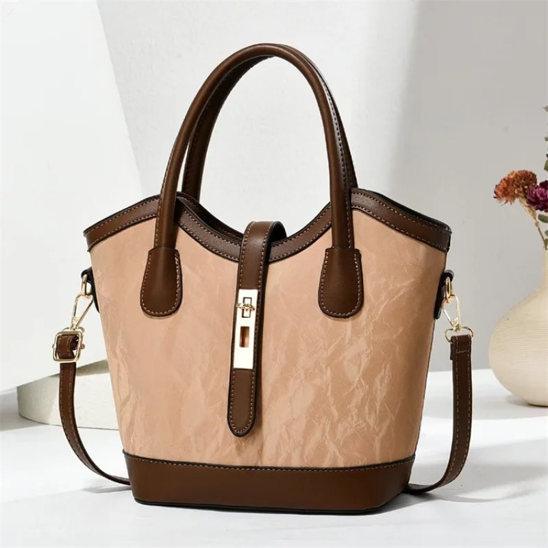 

Elegant Ladies Handbag Leather Tote Bag Classic Popular Women Messenger Bag Luxury Brand Designer High-End