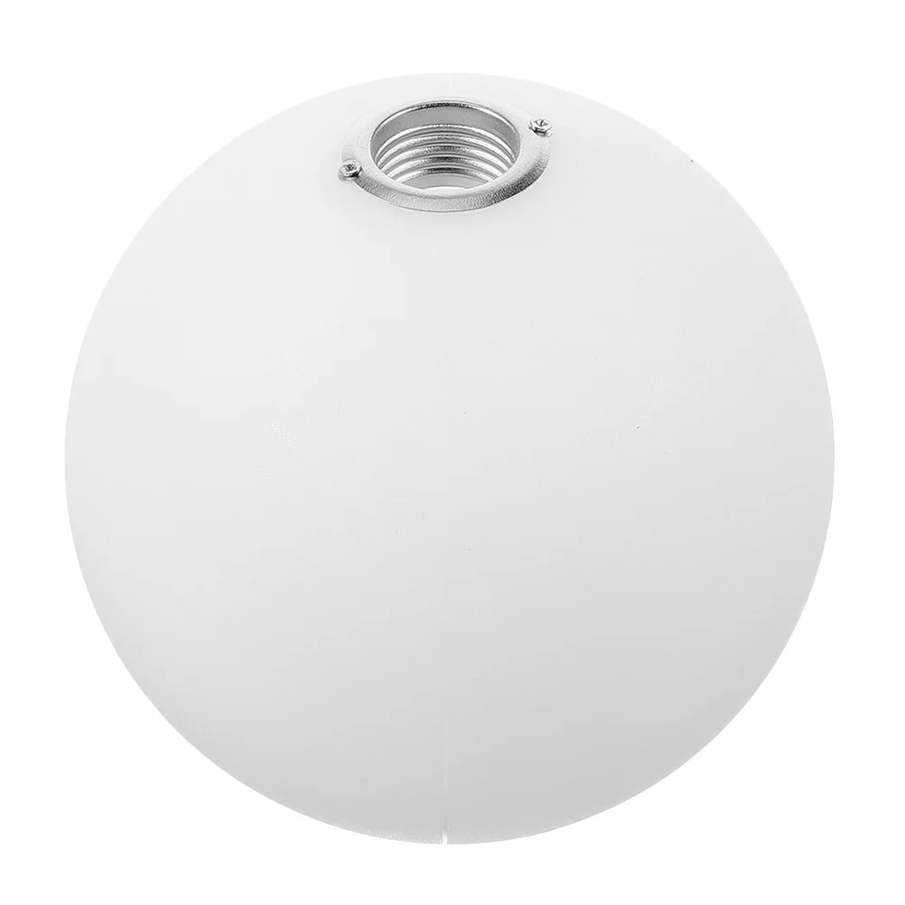 

Round Lamp Shade Cover G9 Compatible Shatterproof Plastic White Finish for Living Room Pendant Lighting Decorative Fixture