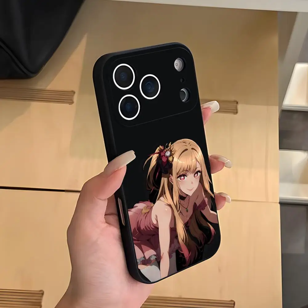 Sono Bisque Doll Wa Koi Wo Suru funda de teléfono para IPhone 17 Air 16 E Pro Max 15 14 13 Mini 12 Pro 11 Max Plus carcasa suave negra