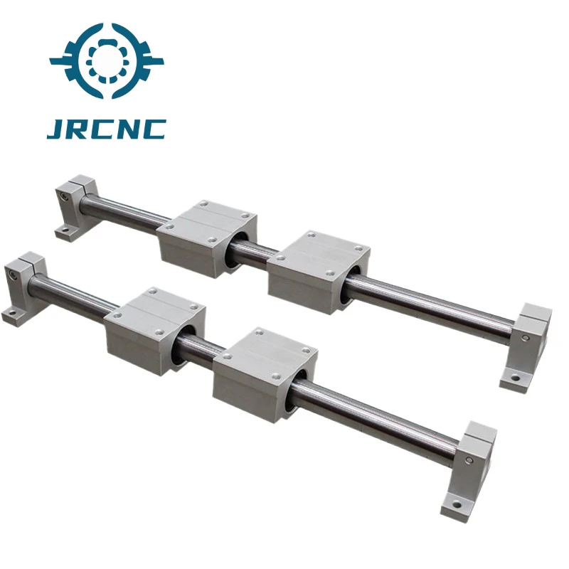 Vertical Linear Shaft with Rod Rail Support Set od8mm 10mm 12mm SCS-UU Linear Guide Rail Block Bearing SK Shaft Support For CNC