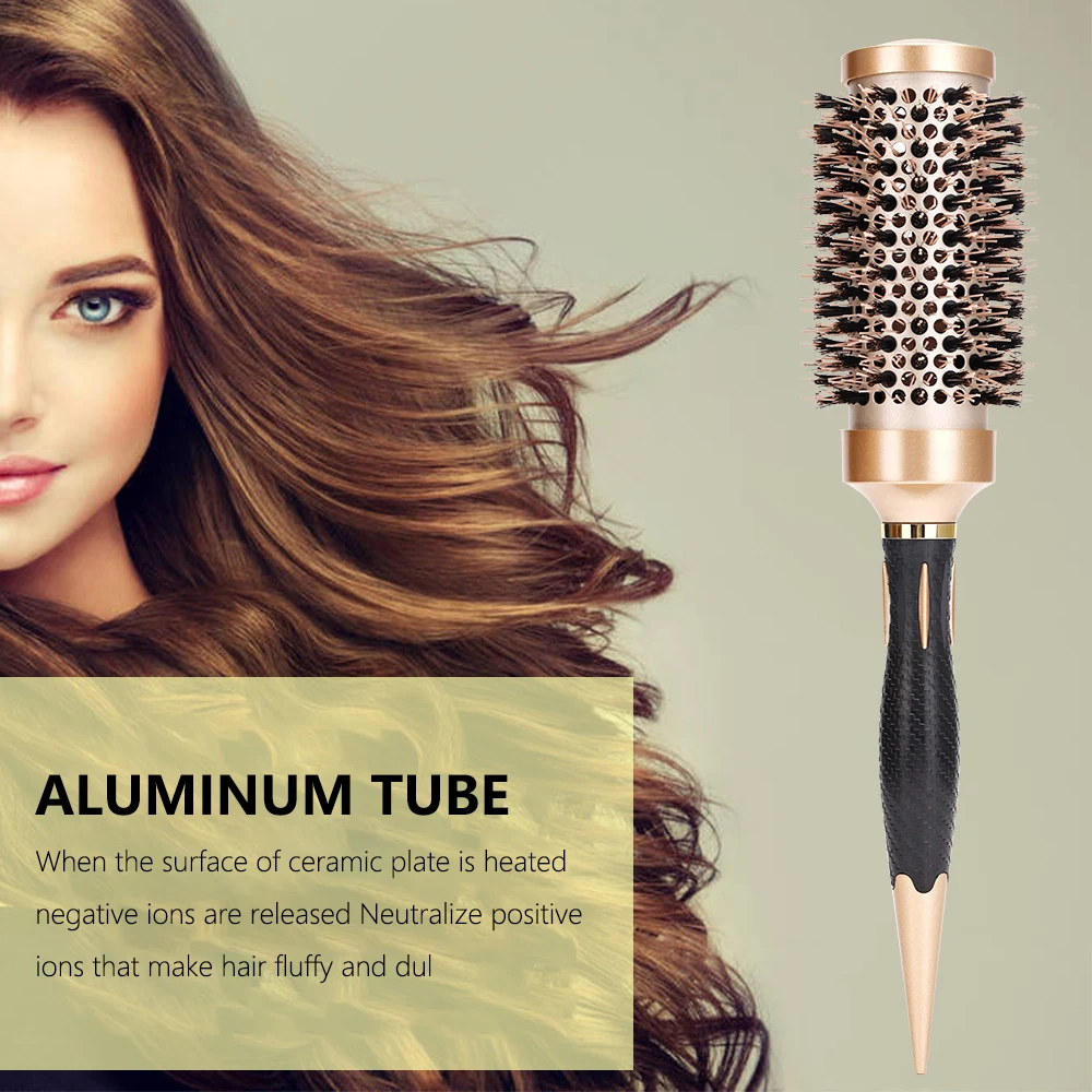 

Gold roller comb lazy curling iron barber styling comb high temperature hair curling iron