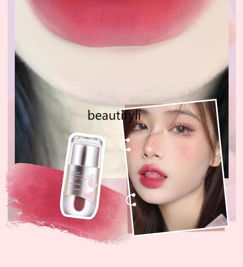 Water Mist Lip Lacquer Matte Lipstick Water-Sensitive Matte Surface Lip Gloss Film-Forming Velvet Lip Mud Cheap