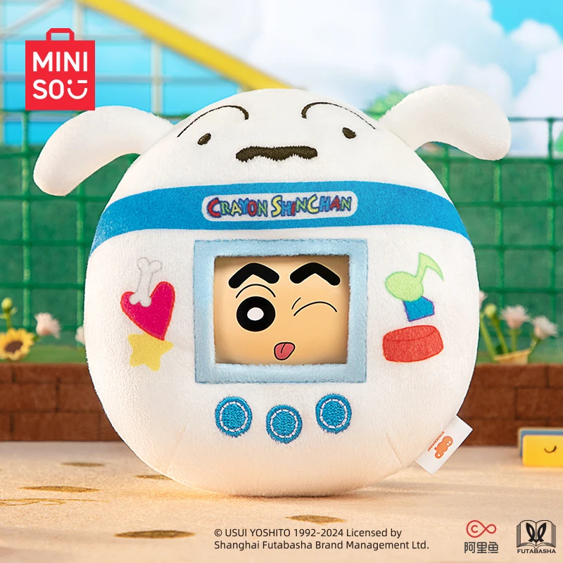 Miniso Authentische Crayon Shin Chan Nettes Gesicht Flip Plüsch Blind Box Ornament Nette Anime Puppe Dekor Anhänger Spielzeug Geburtstag Geschenk