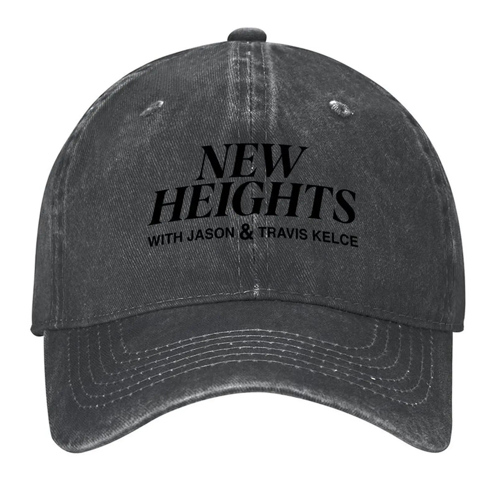 

New Heights Merch New Heights Podcast Baseball Cap Sun Hat For Children fun hats Gentleman Hat Golf For Girls Men's