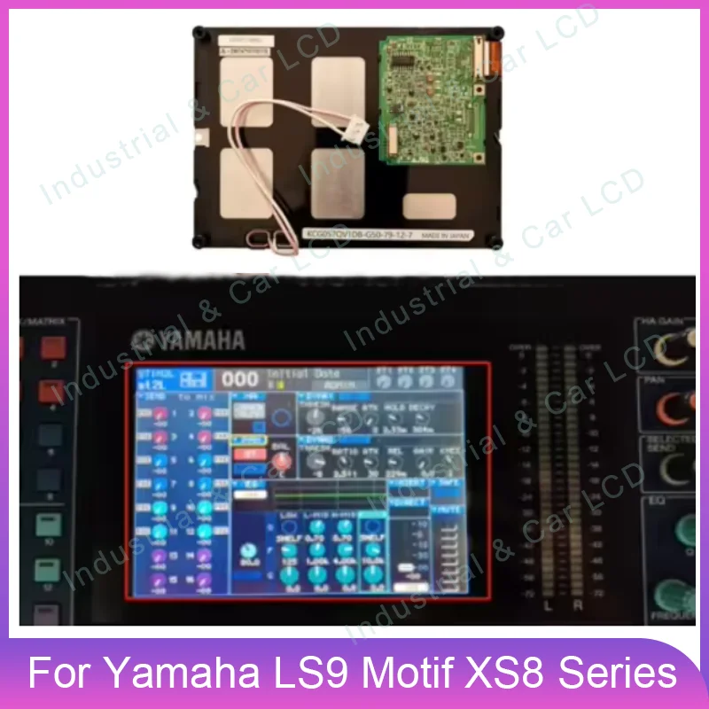 

For Yamaha LS9 Motif XS8 Series Synthesizer Digital Mixing Consoles Matrix Original 5.7 Inch LCD Display Screen Panel