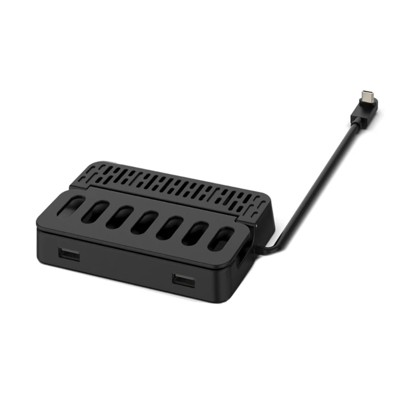 

Type-C Docking Station Stand Accessories for Steamdeck Gigabits Ethernet Hub