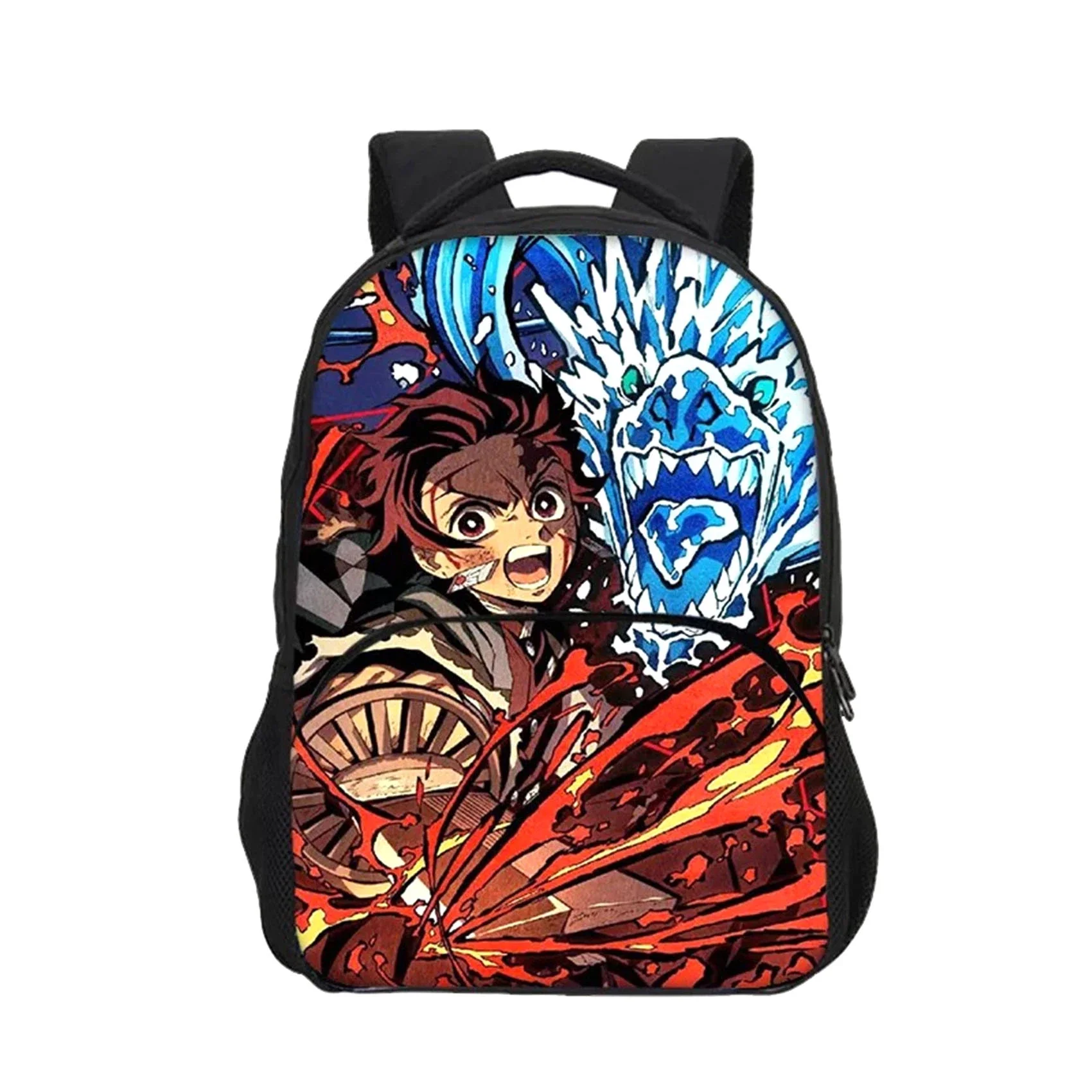 Novelty Demon Slayer Fans Backpack Boys Girls Lightweight Daypack,Waterproof Student Book Bag