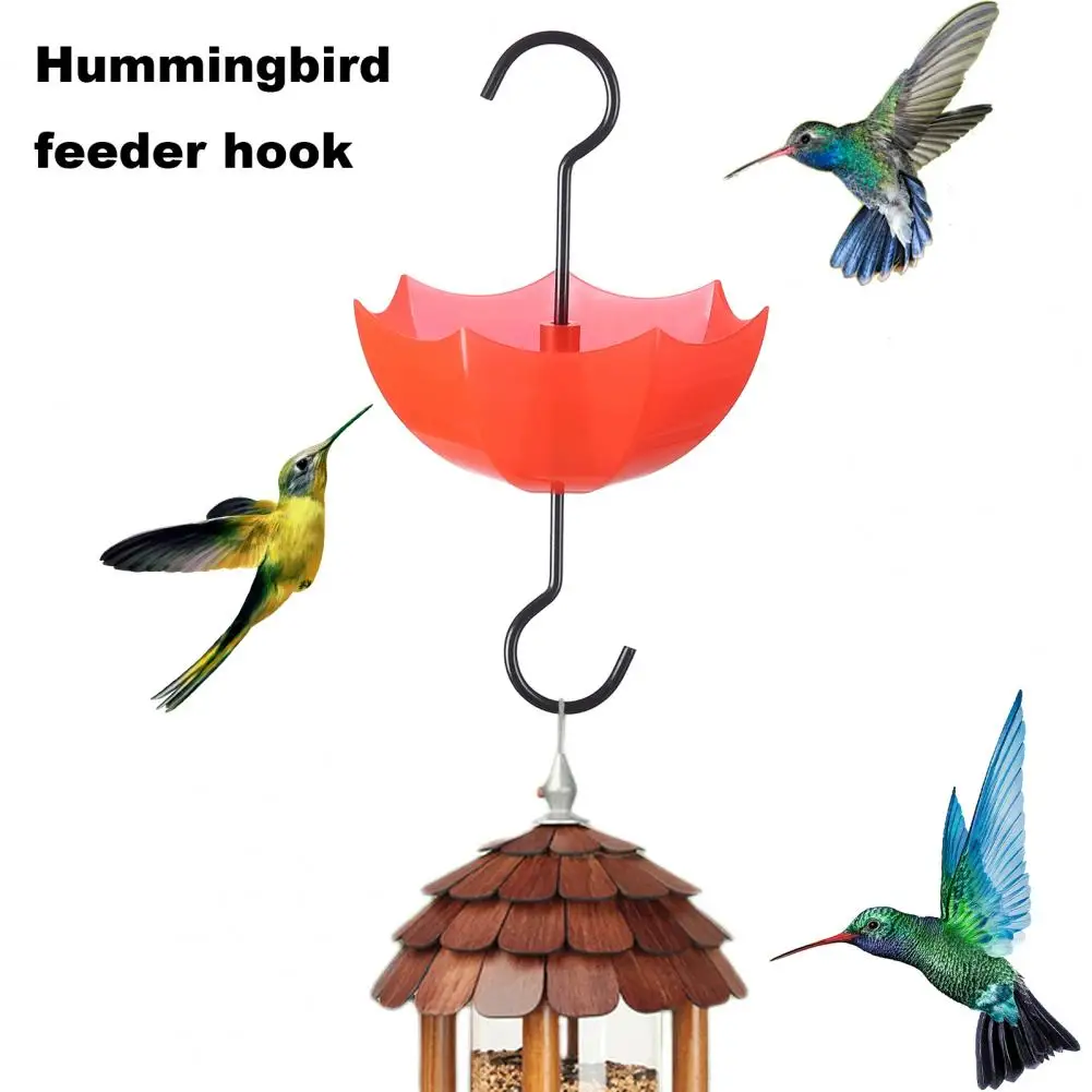 1/4Pcs 10cm Ant Moat Hummingbird Feeder Plastic Bird Feeder Hanging Hooks Inverted Umbrella Ant Stopper With Brush Yard Garden