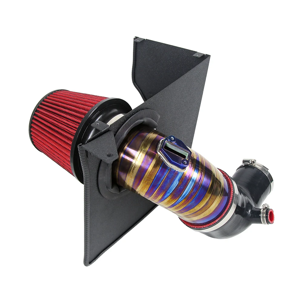 

Система холодного впуска воздуха из титана 4 дюйма + турбо-впуск для BMW M340i 2020 B58 3.0L Turbo