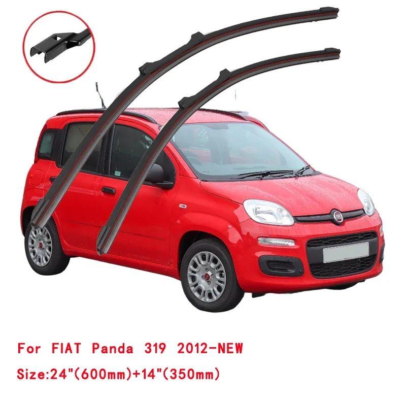 

Для FIAT Panda 141 169 312 1993-2024: Новые щетки стеклоочистителя лобового стекла, аксессуары для мойки, замена для чистки