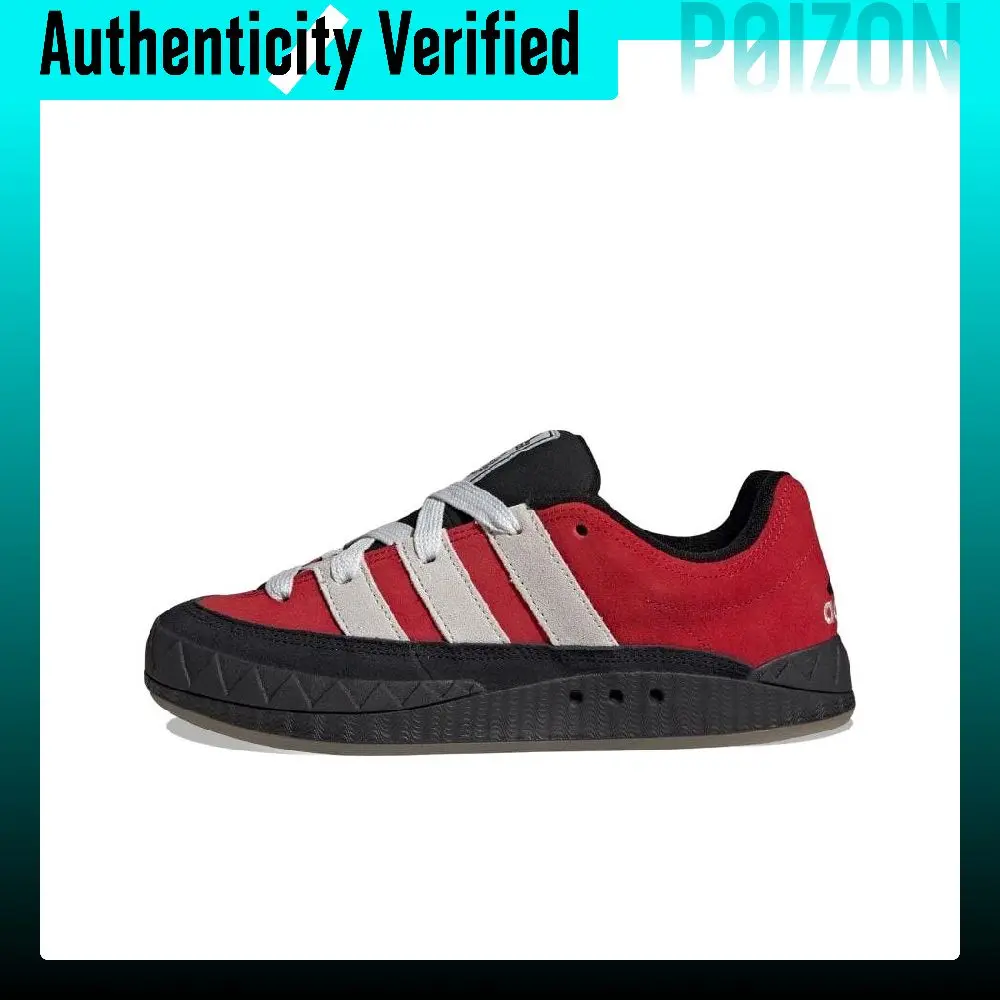 Adidas Originals Adimatic Vintage Shark Puffy Shoes Leather Trendy Wear resistant And Lightweight Low top GY2093