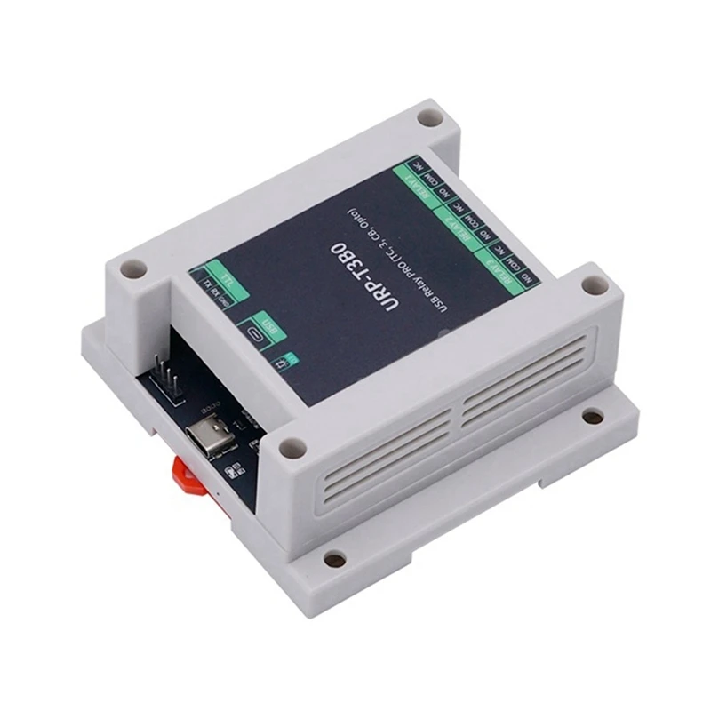 B34B-Industrial Control Board USB Relay PRO 3-Way Relay Isolation Rail USB/TTL Control Relay For Automation Application