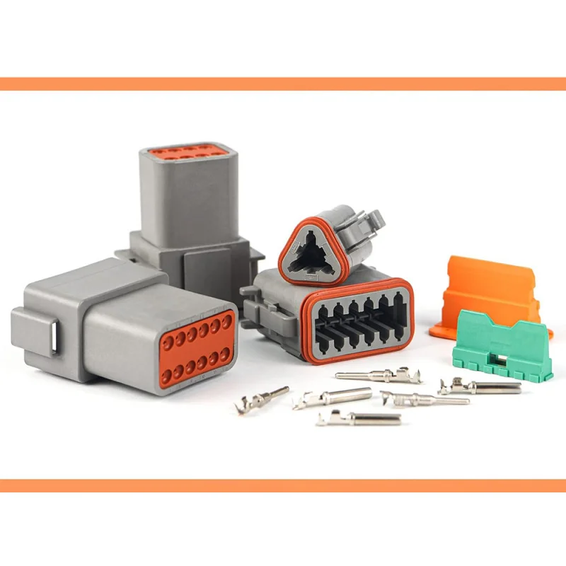 

Для автомобилей, грузовиков, морского транспорта, квадроциклов: 2-12-контактный водонепроницаемый соединительный комплект DT, 188 шт., набор электрических разъемов (папа-мама) для проводки.