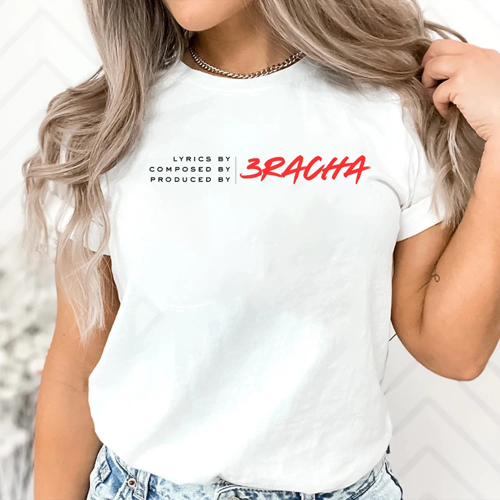 3RACHA Inspired T-Shirt Trendy Kpop Shirt Korea Fashion Graphic Tees Kpop Merch Streetwear Retro Short Sleeves Casual Tops