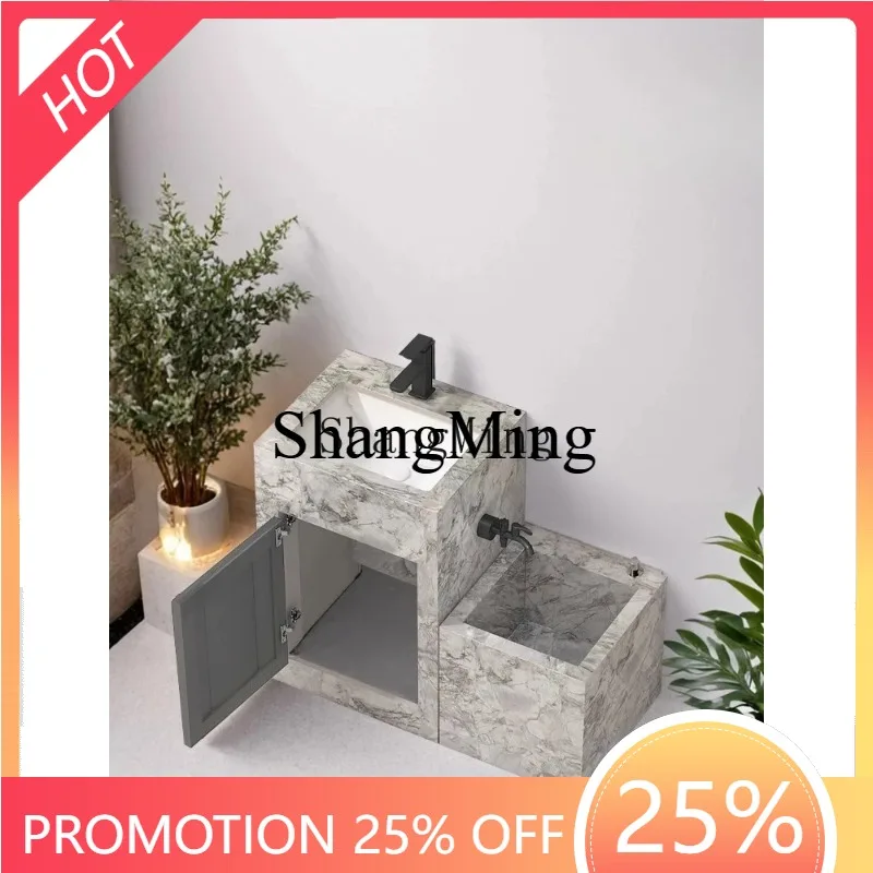 CL  outdoor courtyard outdoor column wash basin waterproof high and low basin combination integrated garden