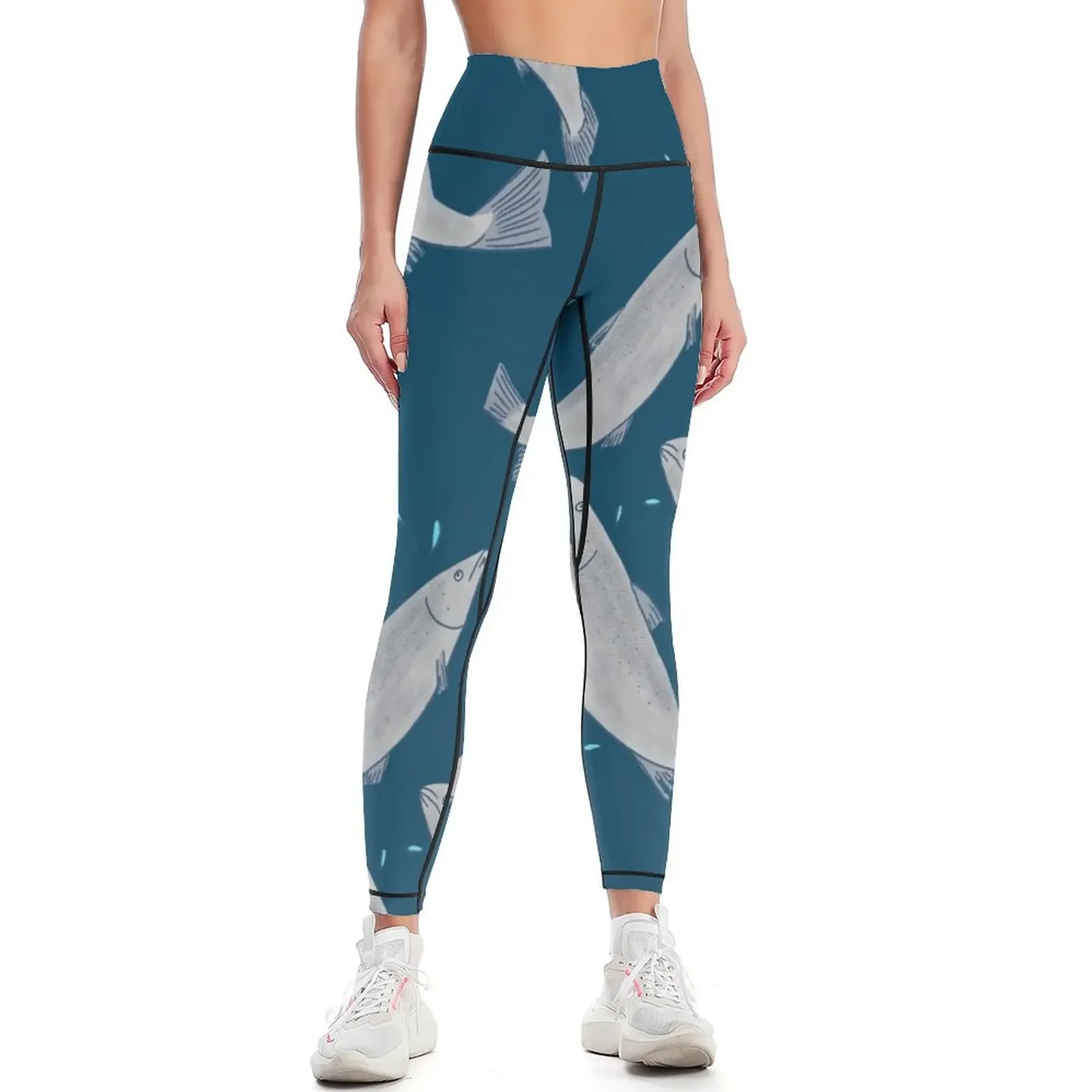 

Salmon - Salmon Leggings Sportswear woman gym sportswear gym push up legging sporty woman push up Womens Leggings
