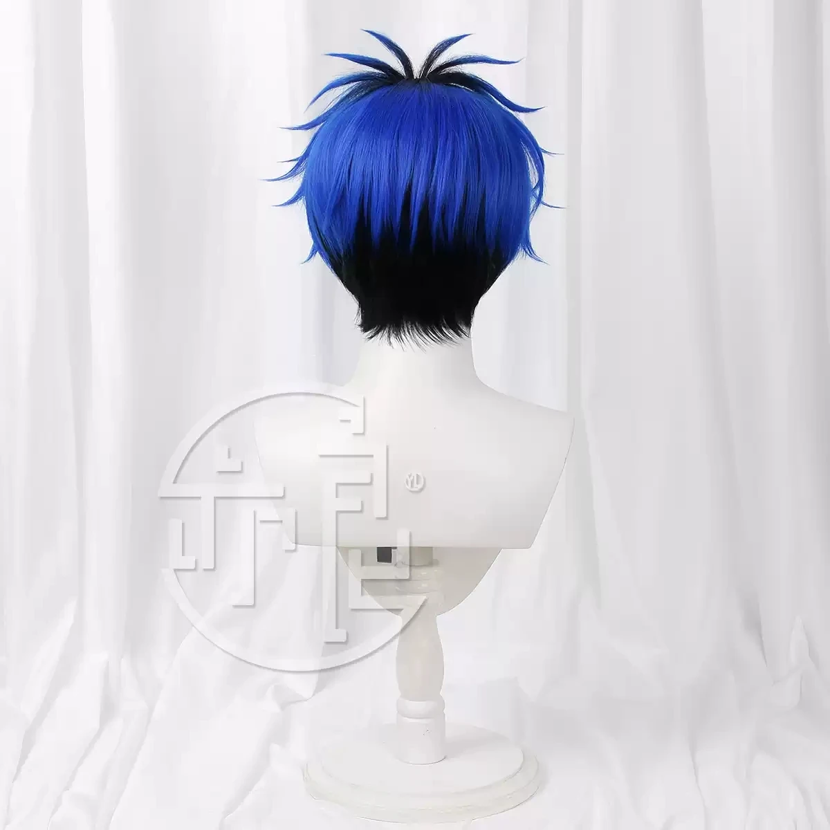 Nouveau La cent ligne: dernière académie de défense Yugamu Omokage Cosplay perruque courte résistant à la chaleur cheveux synthétiques