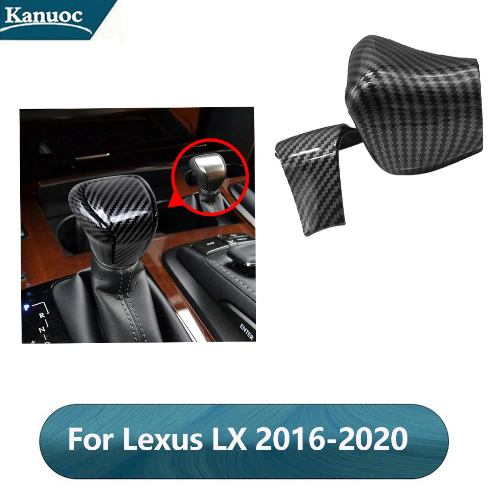 

ABS Car Console Gear Shift Knob Head Protection Trim For Lexus LX 2016 2017 2018 2019 2020 Car Interior Decorative Accessories