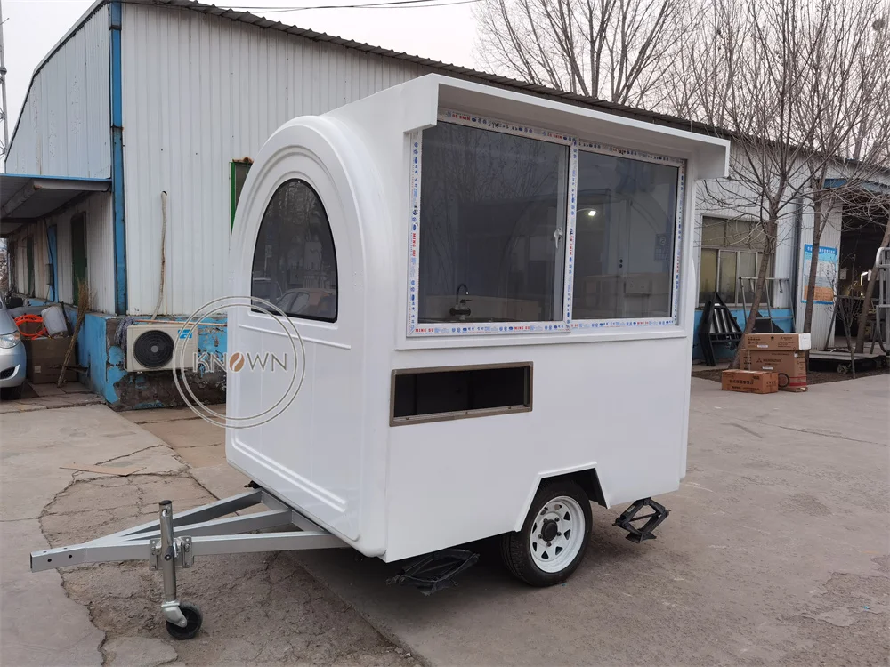 Food Truck Van Mobile Restaurant Concession Food Trailer Street Snack Pizza Kiosk Coffee Ice Cream Cart Fully Kitchen Equipments image 5