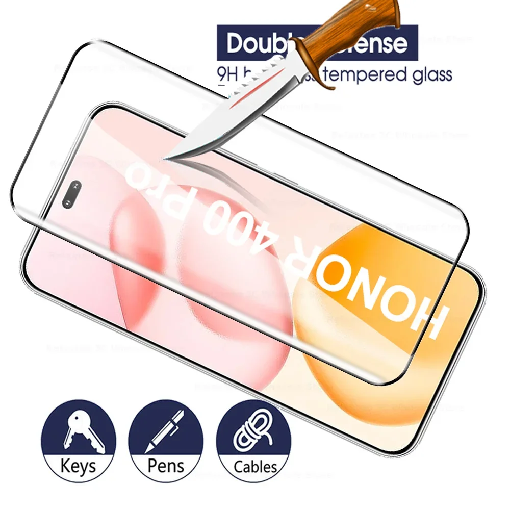 6in1 9D Curverd زجاج واقي لهاتف Honor 400 Pro واقي للشاشة Honar 400Pro Honor400 Pro 2025 6.7 بوصة زجاج الكاميرا #6