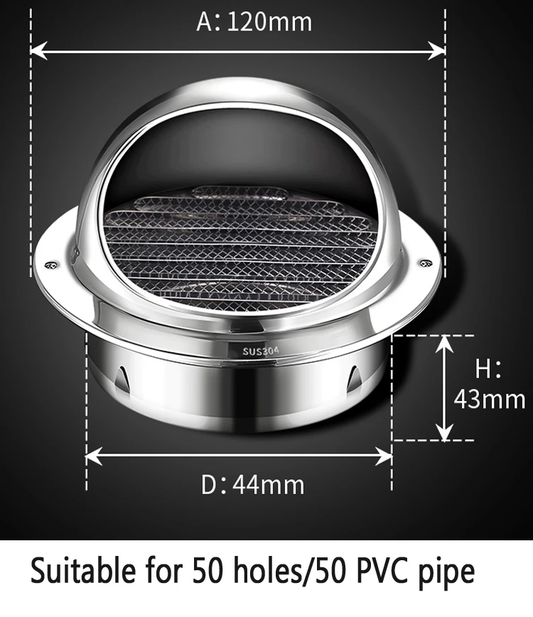 Variant: 304 steel 50mm