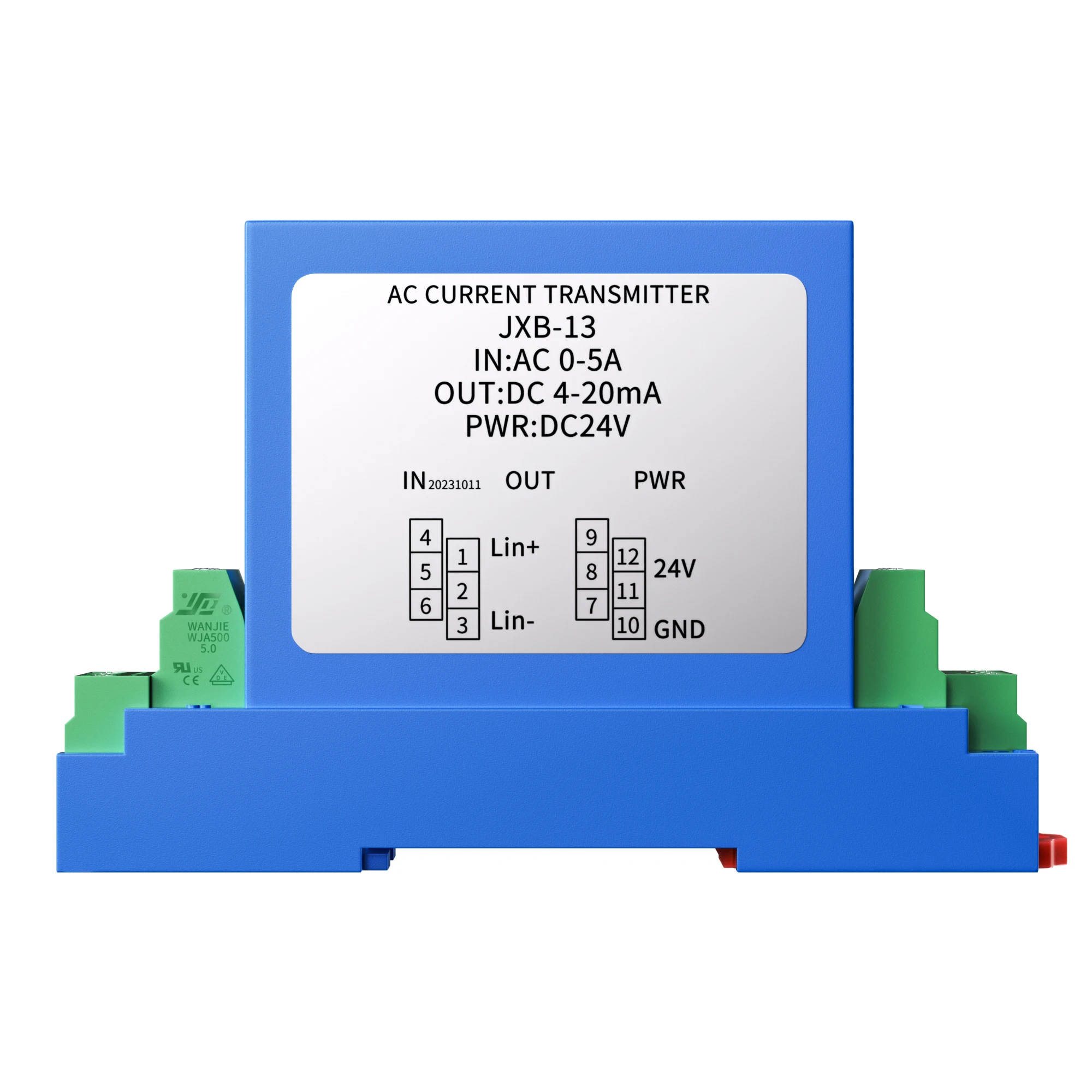 Current Transducer 0-1A 0-2A 0-5A 0-10A 0-20A AC DC Current Transmitter 4-20mA 0-10V 0-5V RS485 DC24V Current Sensor Converter