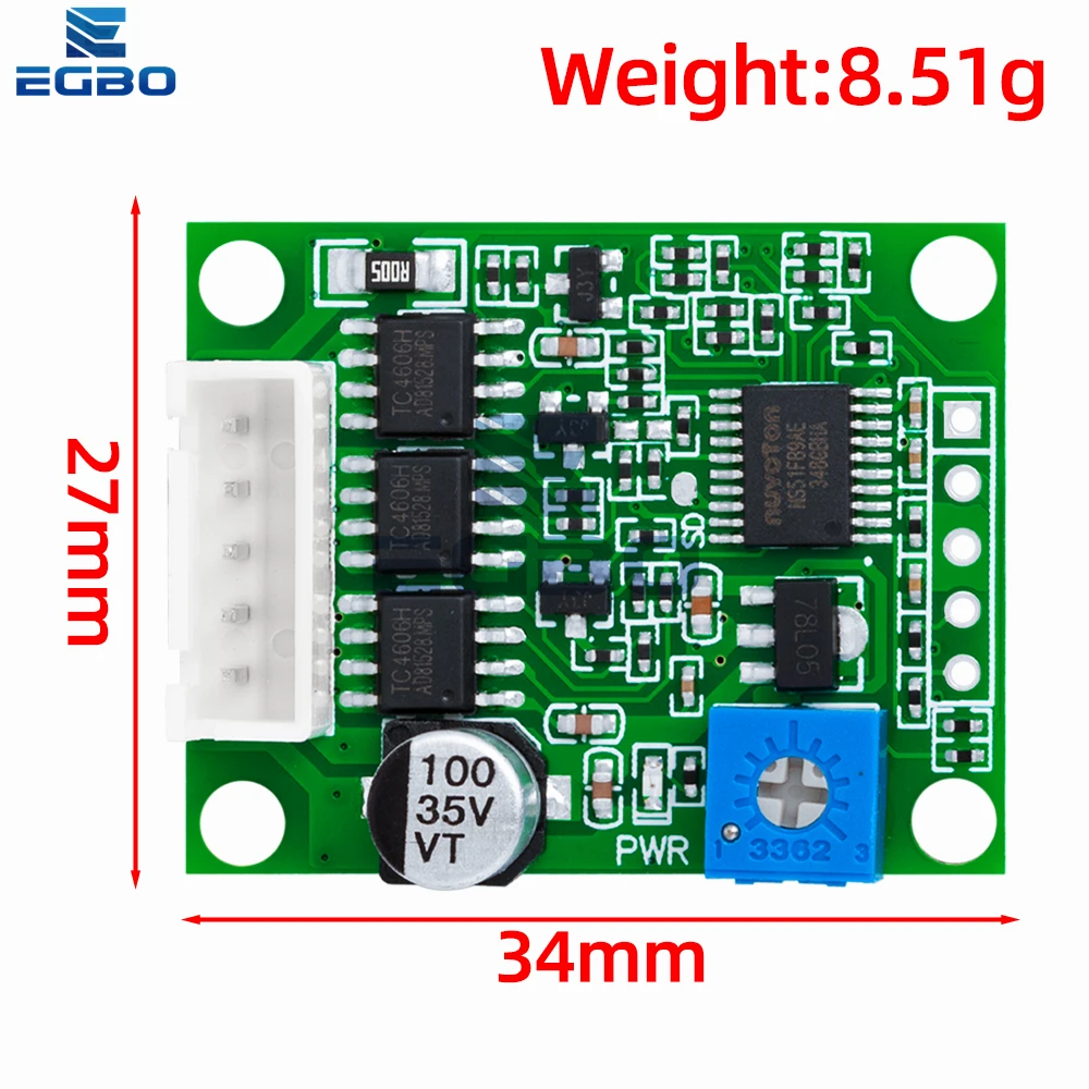 Max-Strom 3A 12V/24V Bürstenloser Gleichstrommotor Treiber PWM Max-Strom 3A 12V/24V Bürstenloser Gleichstrommotor Treiber PWM