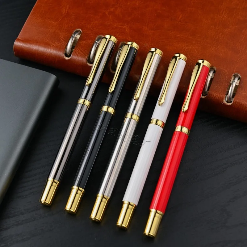 

Luxury Metal Ballpoint Pen Premium Writing Instrument Gift for Professionals Smooth Ink Design Stationery Office School Supplies